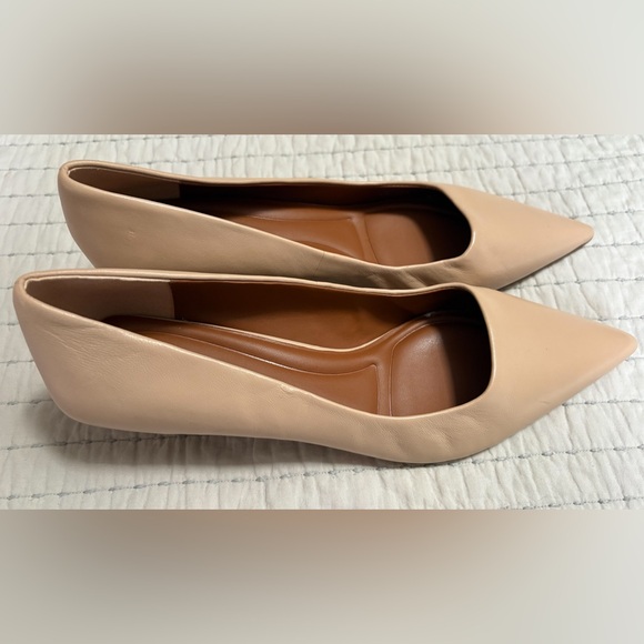 Franco Sarto Leather Diva Kitten Heals pointed Toe Size 11 EUC - Picture 2 of 6